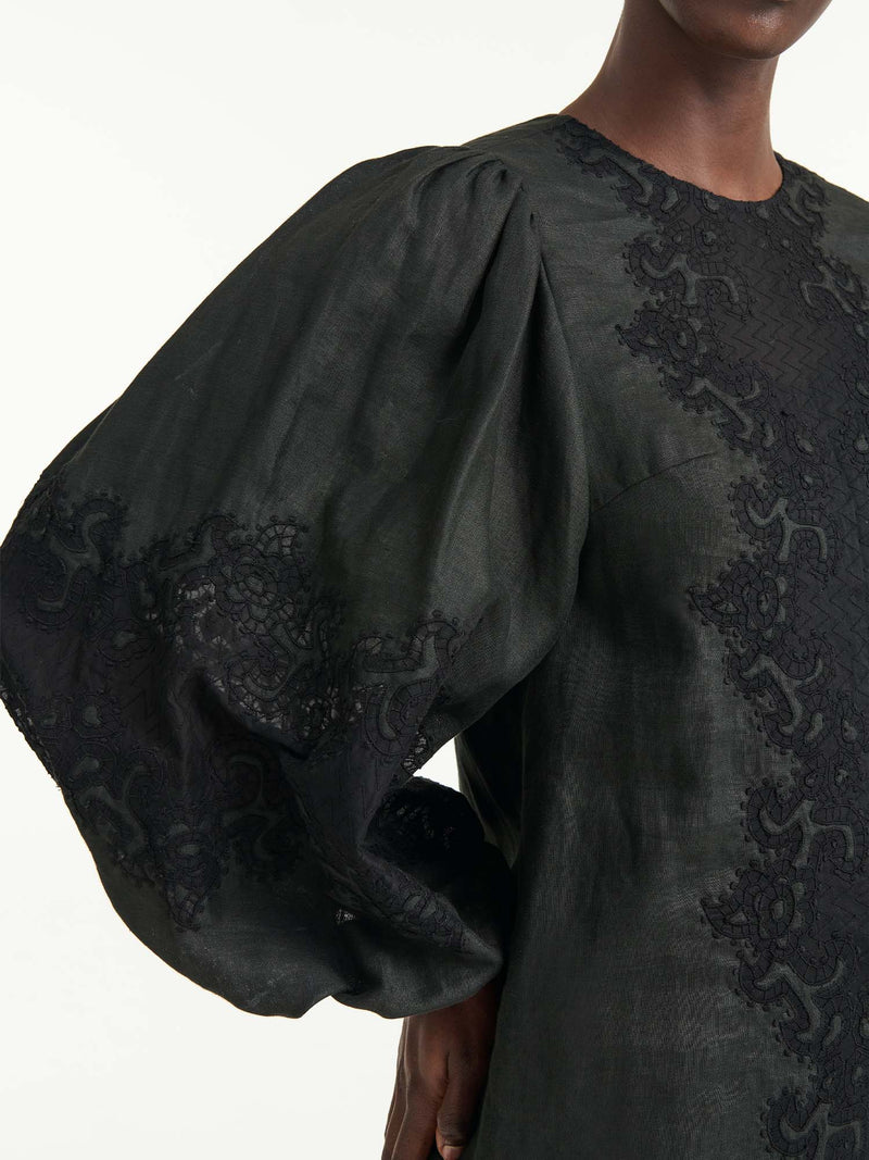 Dorothee Schumacher Delicate Transparencies Dress Black