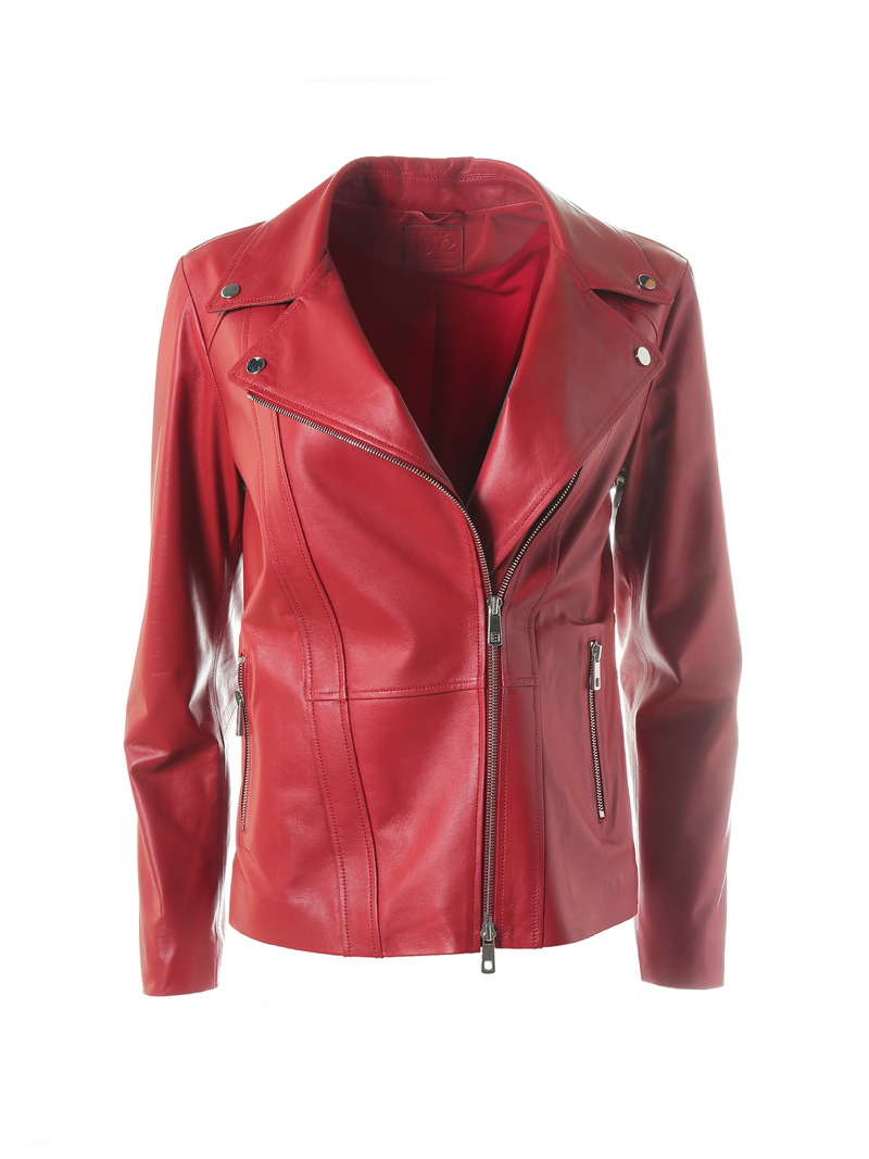 Nappa leather jacket womens hotsell