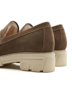 La Canadienne Darcy Suede Shearling Lined Stone Oiled 