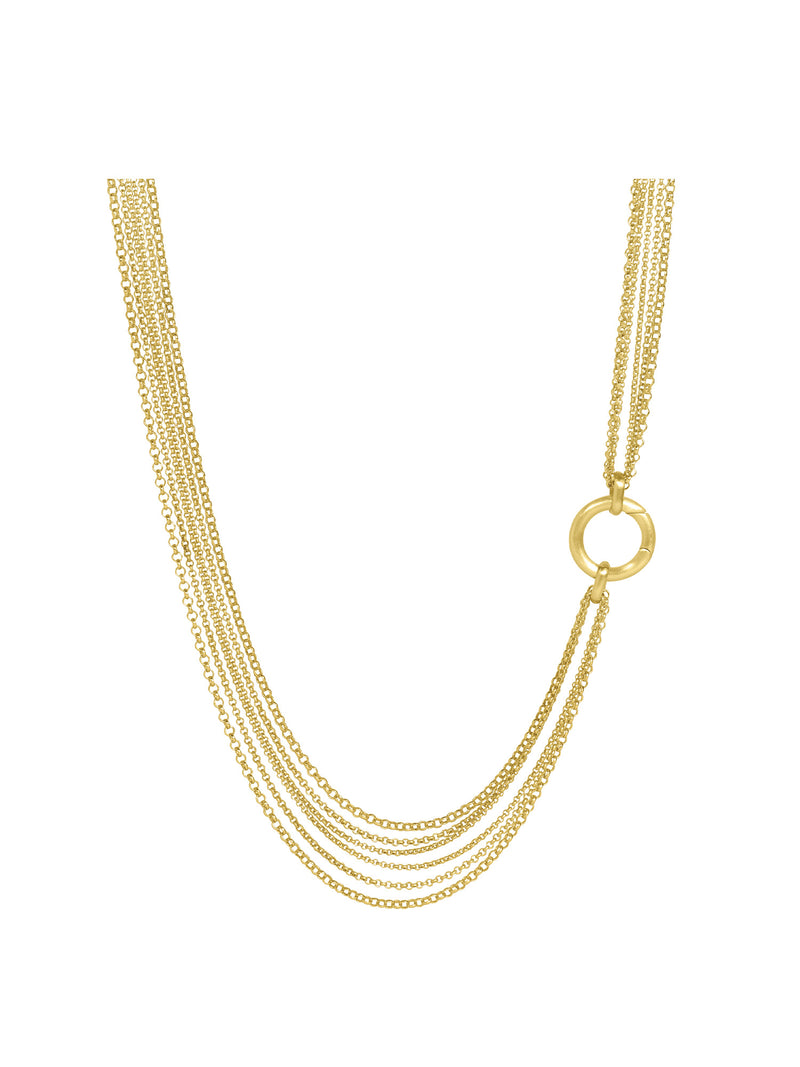Dean Davidson Crescent Chain Necklace Gold