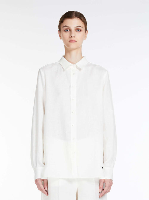 Max Mara Weekend Werner Collared Button Down Shirt White