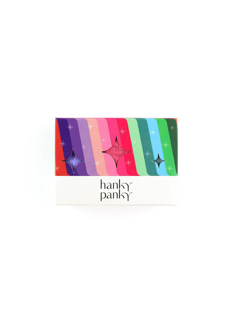 Hanky Panky Women's Holiday 3 Pack Supima Cotton Original Rise