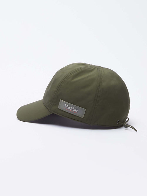 Max Mara Leisure Formia Polyester Cap Olive Green