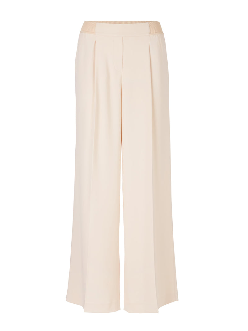 Marc Cain Elegant Wide Pants Creme