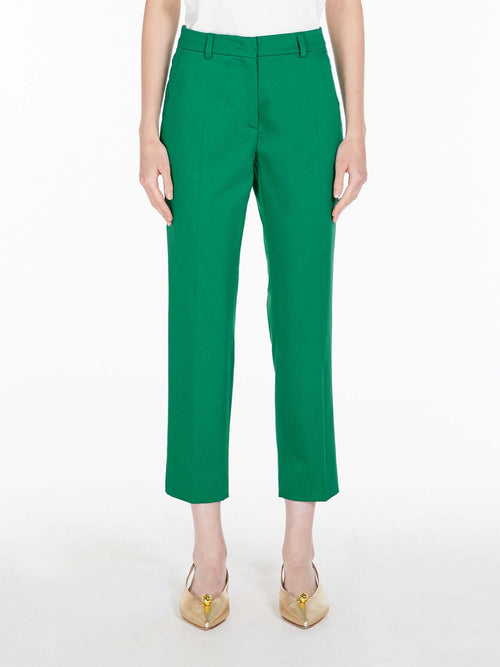 Max Mara Weekend Gineceo Cropped Trouser Green