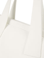 Marc Cain Faux Nappa Shoulder Bag with Strap Off White