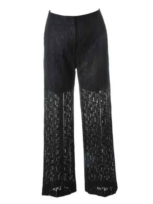 Peserico Palazza Pants in Lace Fabric