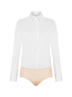 Wolford London Effect Panty Body Suit White