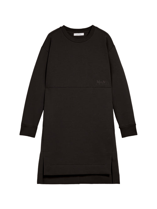 Max Mara Nicohols Jersey Sweater Dress Black