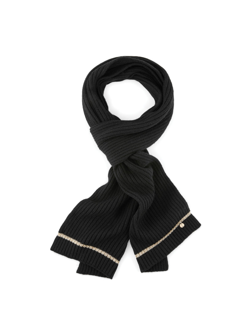 Marc Cain Knitted Cashmere Scarf Black