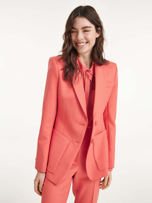 Dorothee Schumacher Refreshing Ambition Classic Jacket Coral Pink