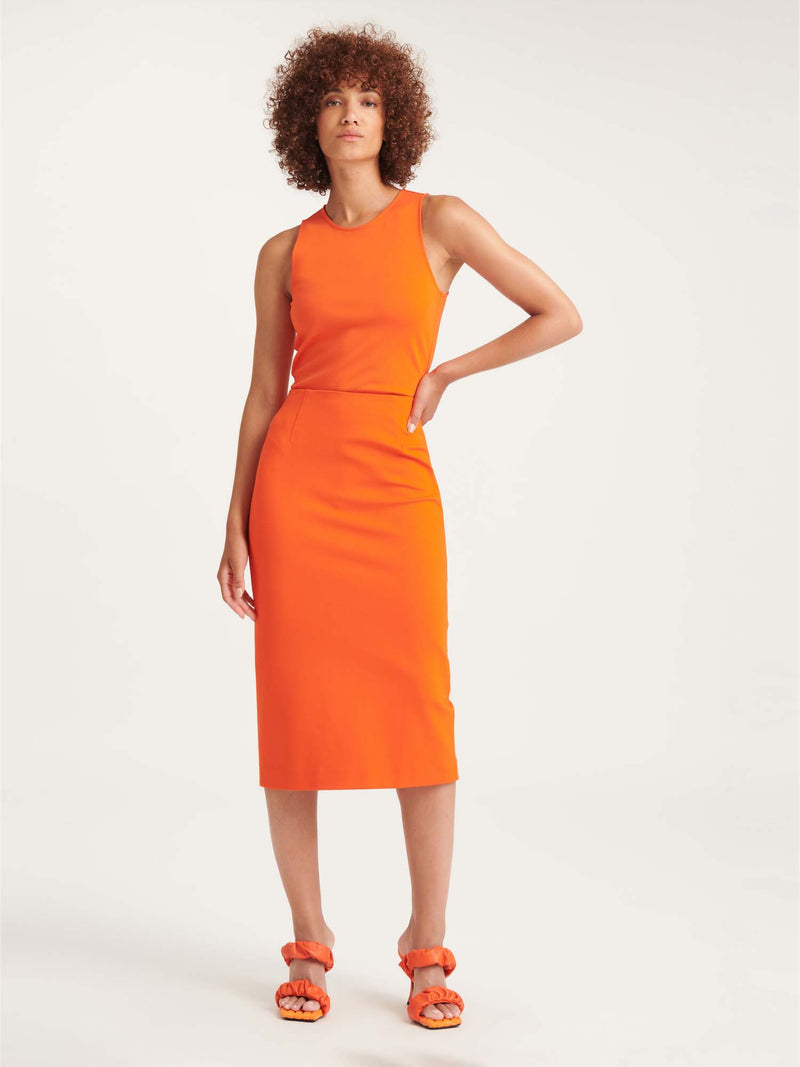 Dorothee Schumacher Emotional Essence Skirt Spiced Orange