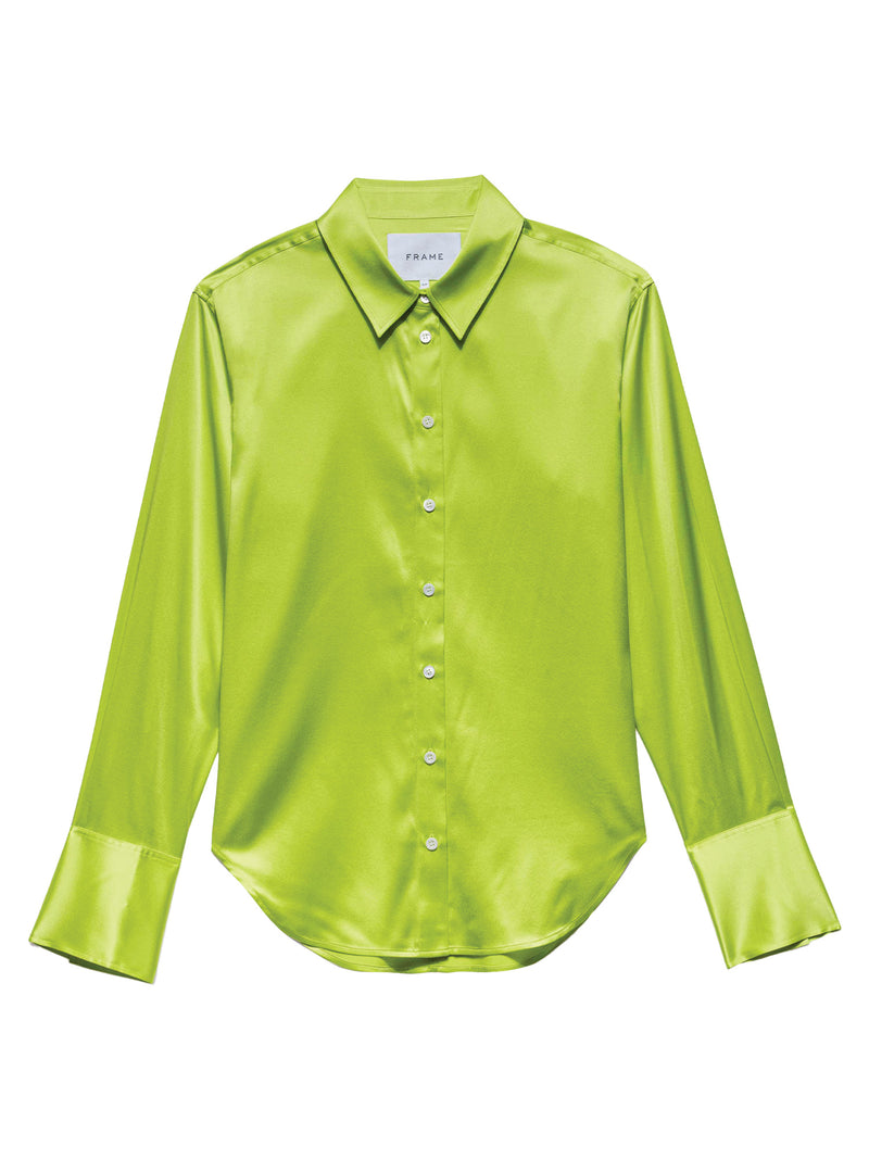 Frame The Standard Shirt  Flash Lime 