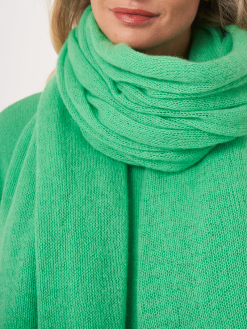 Repeat Loose Knit Cashmere Scarf 