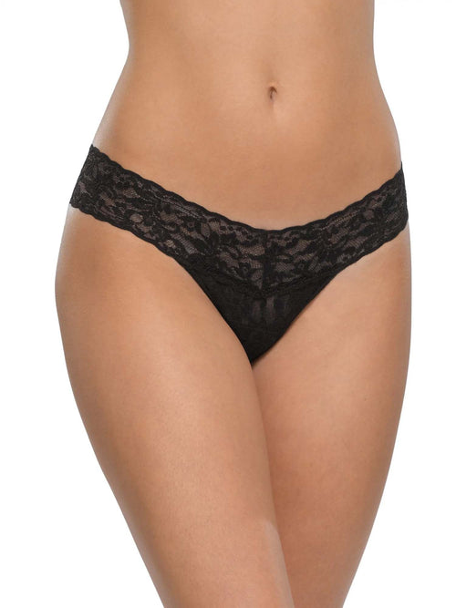 Hanky Panky Signature Lace Low Rise Thong Black