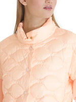 Marc Cain Collections Scalloped Down Vest Pastel Peach