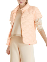 Marc Cain Collections Scalloped Down Vest Pastel Peach