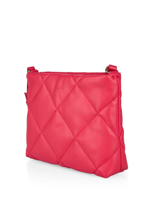 Marc Cain Shoulder Bag with Quilting Super Pink
