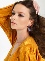 Rebekah Price Alpha Earrings Tanzanite