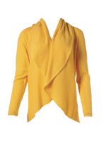 Repeat Cashmere Cardigan with Shawl Neck Honey