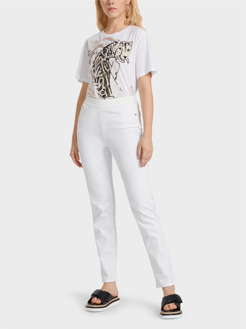 Marc Cain Siena "Rethink Together" Jeans White