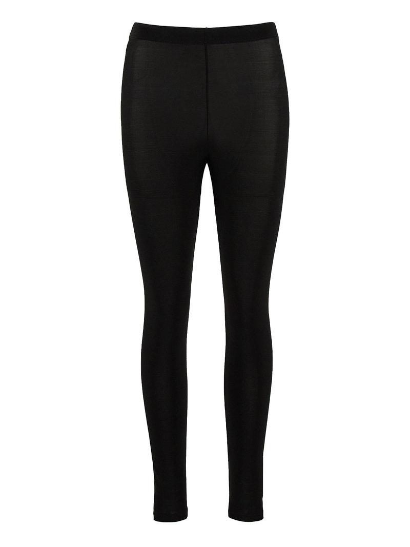 Max Mara Pacche Jersey Crepe Footless Legging Hangar9 Designer Canada Black S
