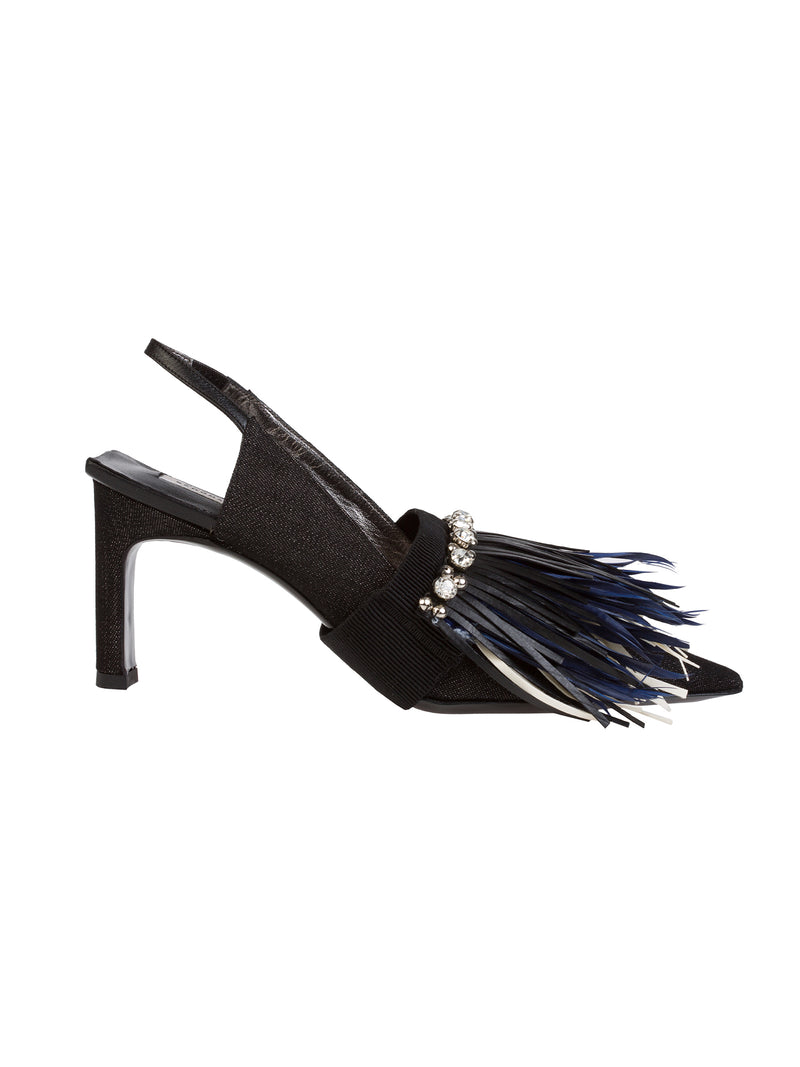 Dorothee Schumacher Jazz it Up Pump with Feather Harness