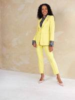 Dorothee Schumacher Refreshing Ambition Tailored Cigarette Pants Bright Yellow