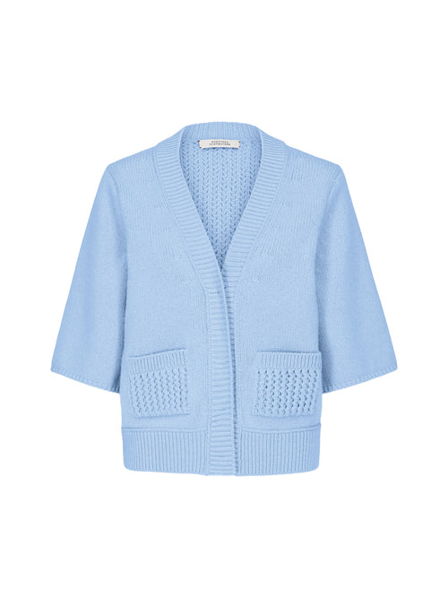 Dorothee Schumacher Bold Silhouttes Cardigan Medium Knit Blurred Blue