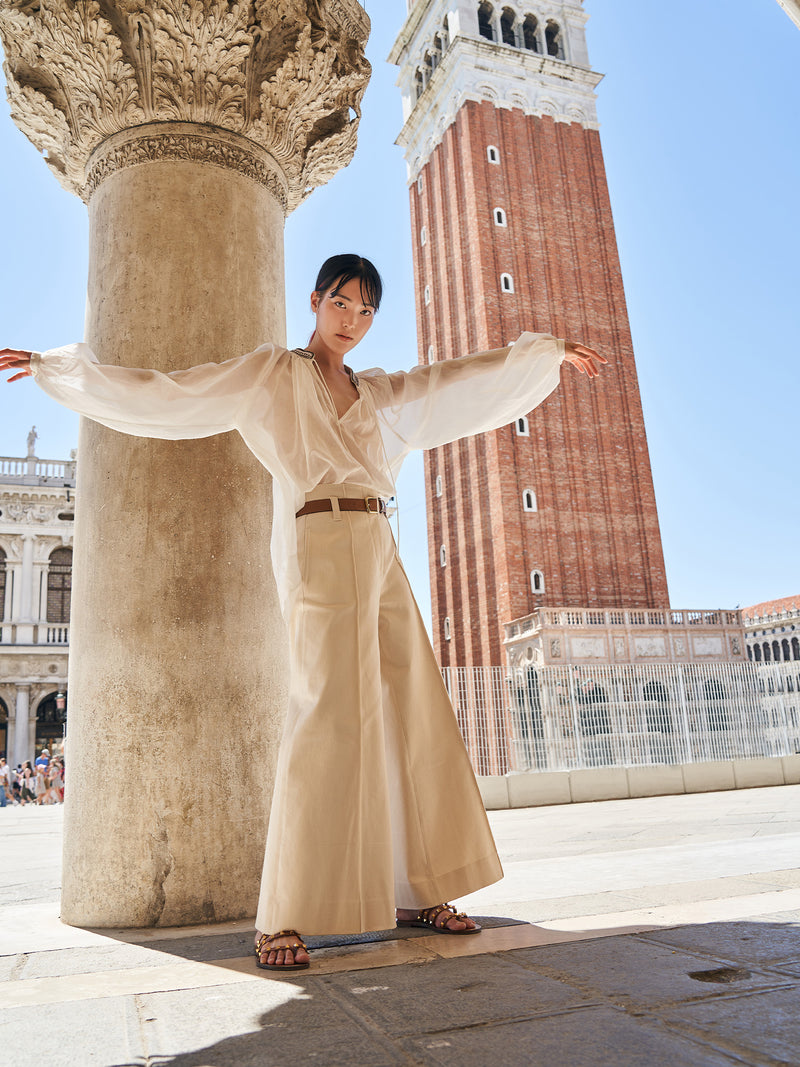 QL2 Oriana Bootcut Wide Leg Pants 