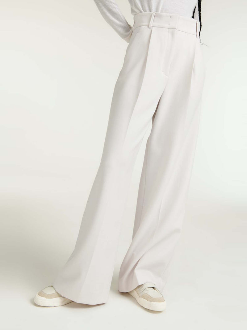 Dorothee Schumacher Ref Ambition Pressed Pleats Wide Pant Pearl Sand