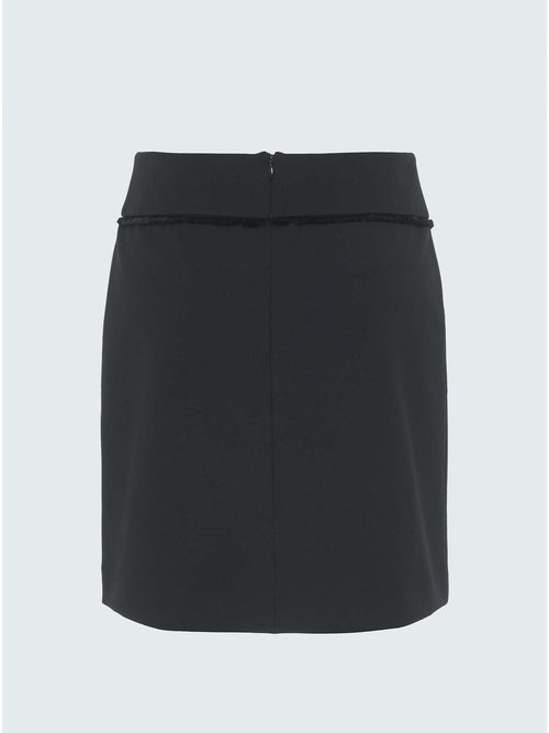 Dorothee Schumacher Emotional Essence Mini Skirt With Fringe Trims