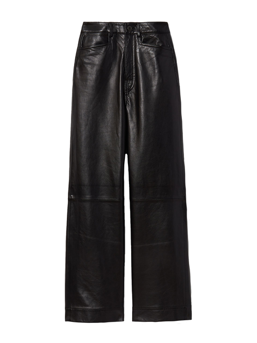 Proenza Schouler White Label Leather Culottes Lightweight