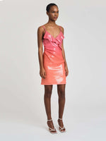 Derek Lam Gigi Ruffled Cami Dress Pink Ombre
