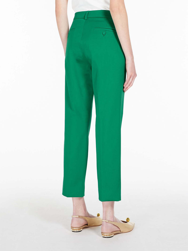Max Mara Weekend Gineceo Cropped Trouser Green
