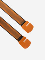 Gavazzeni Santorini Elastic Belt Saddle/Orange/Black