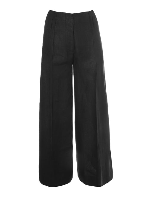 QL2 Oriana Bootcut Wide Leg Pants Black