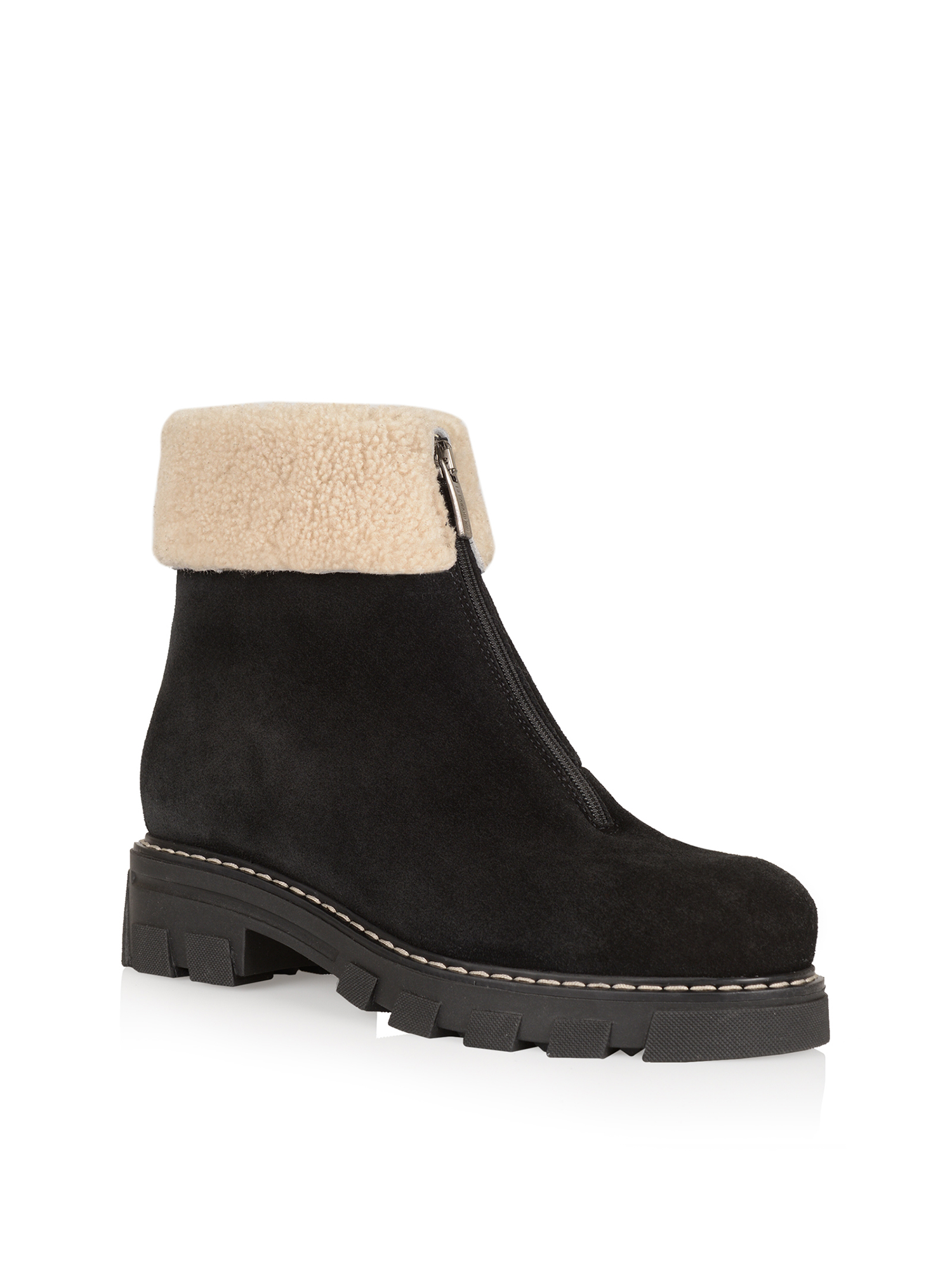 Black suede booties online