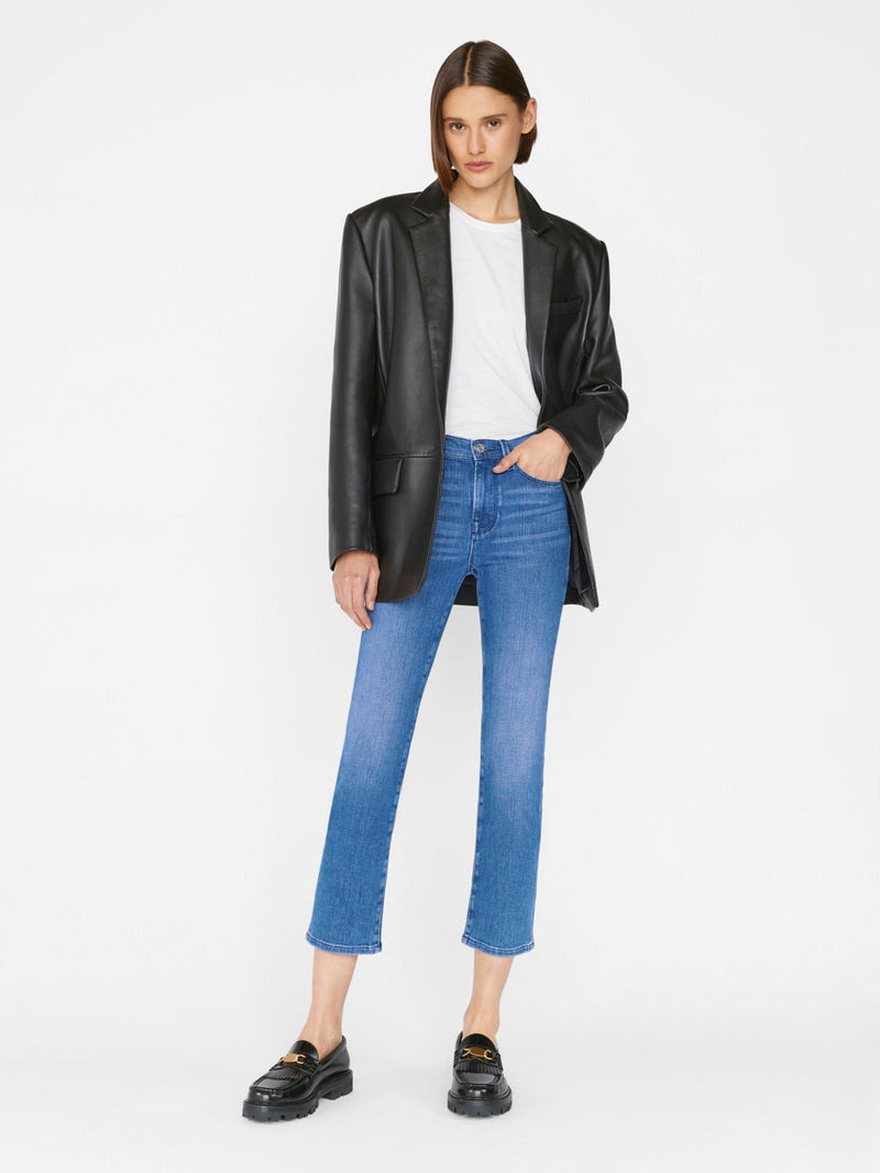 Frame Le High Straight Jeans Galeston