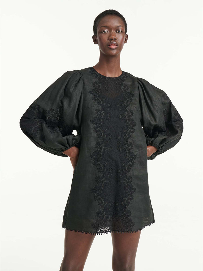Dorothee Schumacher Delicate Transparencies Dress Black