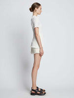 Proenza Schouler Tweed Mini Skirt Off White