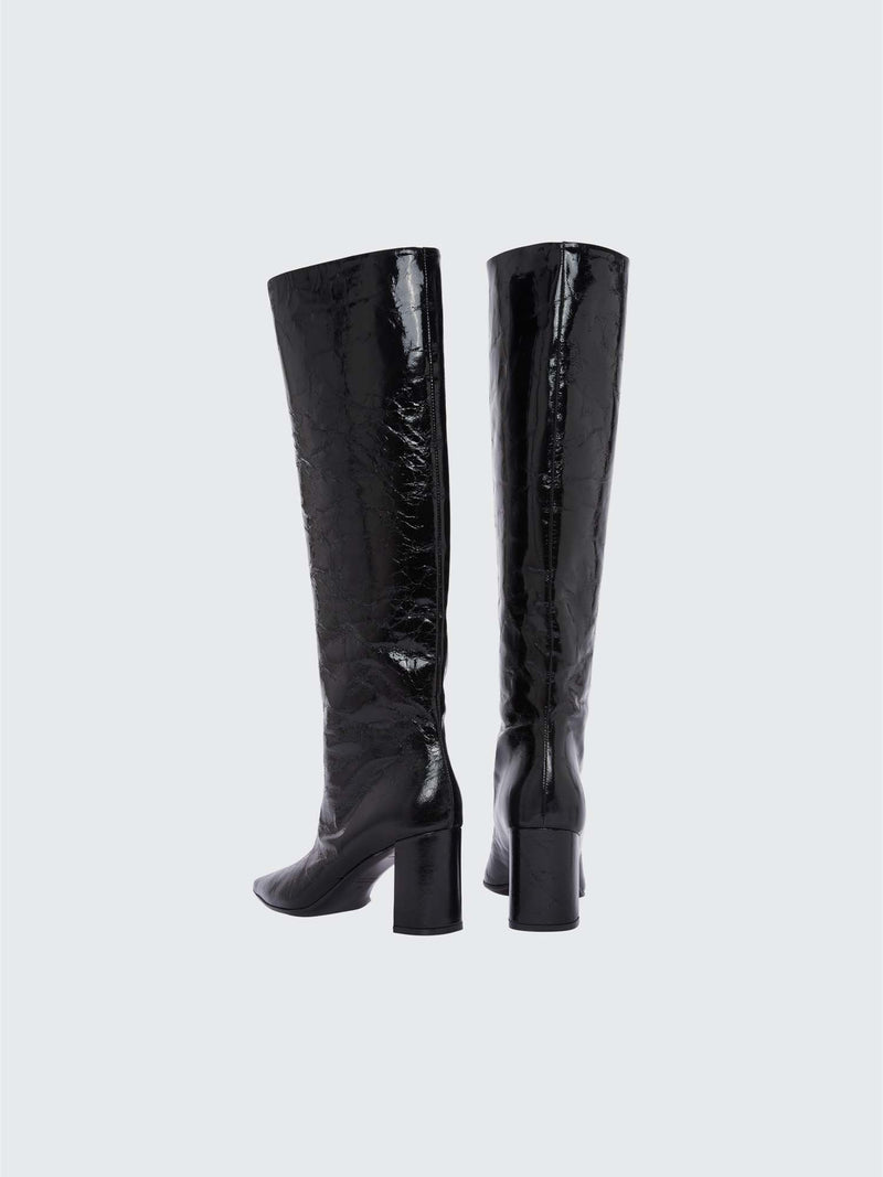 Dorothee Schumacher Touch of Shine Tall Boot Black
