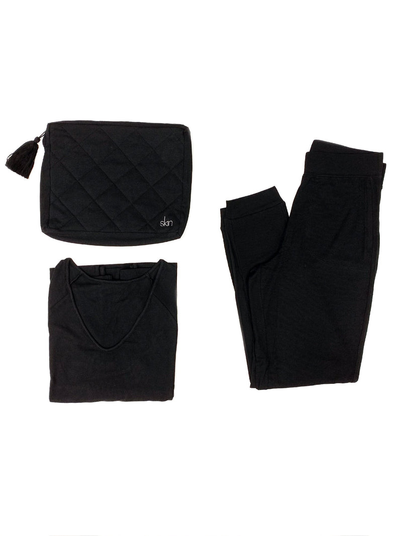 Skin 2 Piece Jogger Travel Set with Quilted Zip Bag